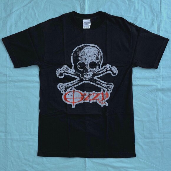 Vintage Ozzy Osbourne "Skull & Crossbone" Logo T-Shirt. - Picture 1 of 10